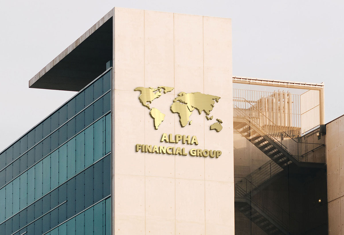 Logo za ALPHA  FINANCIJAL  GROUPE