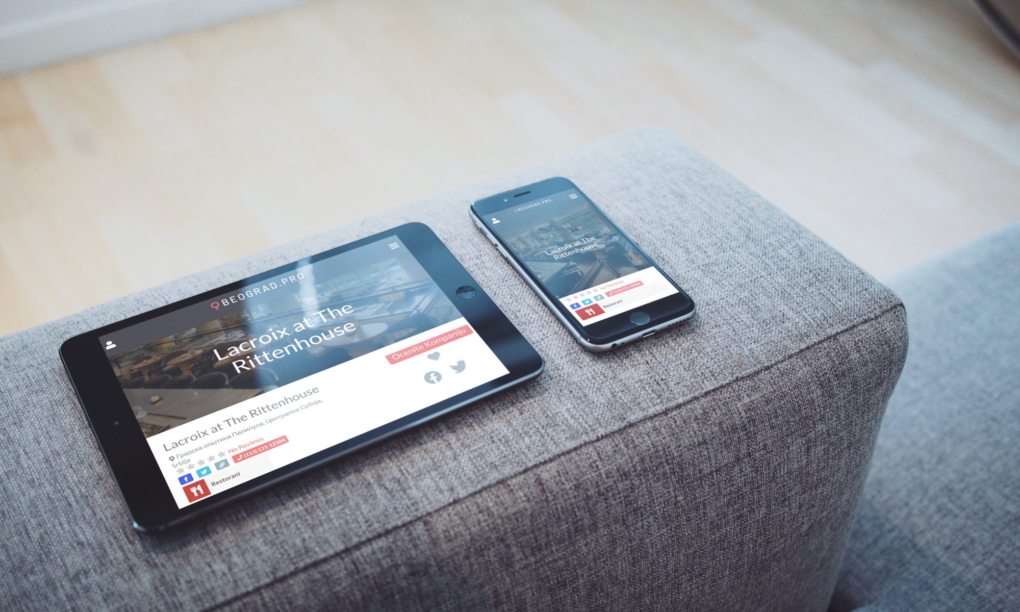 Izrada sajta za katalog Beogradskih firmi